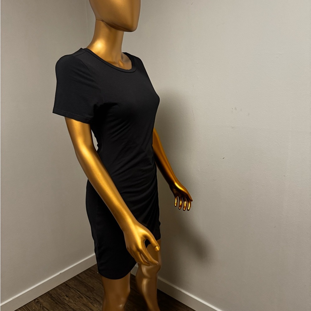 Black Short Sleeve Dress